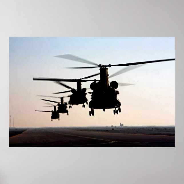 CH-47 Chinooks Poster (Front)