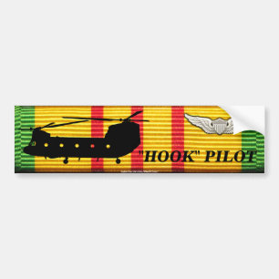 CH-47 "Hook" Pilot - VSM Ribbon Bumper Sticker