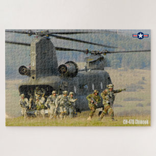 CH-47D CHINOOK (20x30 INCH) Jigsaw Puzzle