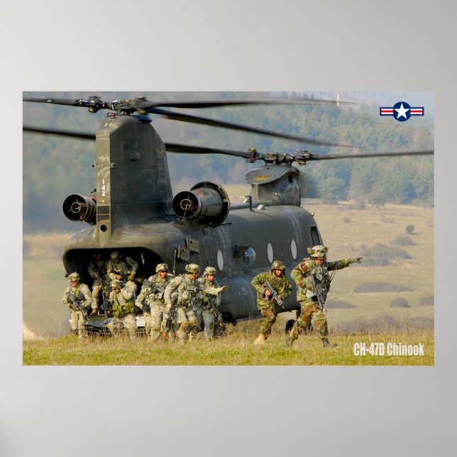 CH-47D CHINOOK POSTER (Front)