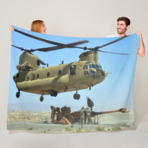 CH-47F CHINOOK FLEECE BLANKET
