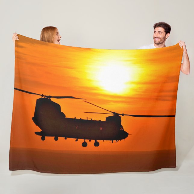 CH-47F CHINOOK FLEECE BLANKET (In Situ)