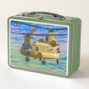 CH-47F CHINOOK METAL LUNCH BOX