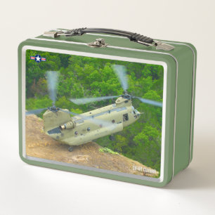 CH-47F CHINOOK METAL LUNCH BOX