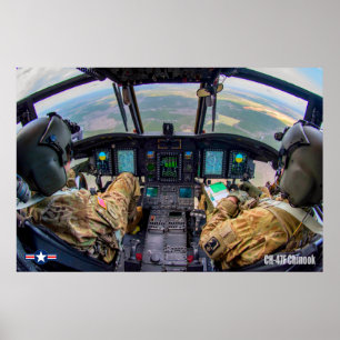 CH-47F CHINOOK POSTER