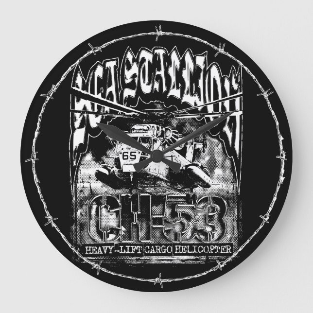 CH-53 Sea Stallion Large Clock (Front)