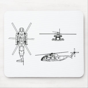 CH-53 Sea Stallion Mouse Mat
