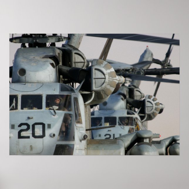 CH-53 Super Stallion Helicopters Poster (Front)