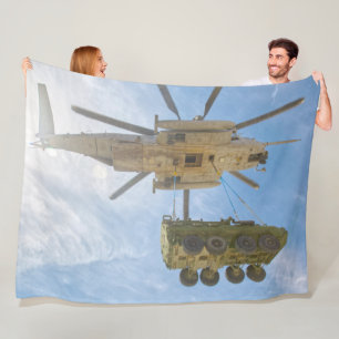 CH-53E SUPER STALLION FLEECE BLANKET