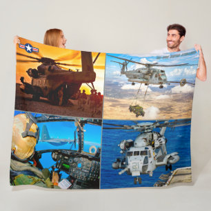 CH-53E SUPER STALLION FLEECE BLANKET