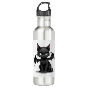 Ch Ch Ch Meow Meow Scary Friday Costume Halloween  710 Ml Water Bottle