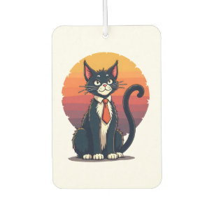 Ch Ch Ch Meow Meow Scary Halloween Costume Cat T-S Car Air Freshener