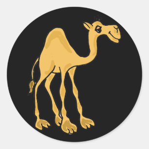 CH- Funny Cartoon Camel Stickers