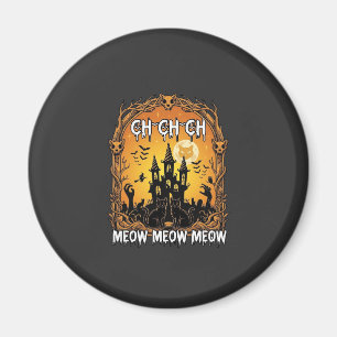 Ch Meow Halloween Haunted Castle_1 Magnet