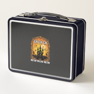 Ch Meow Halloween Haunted Castle_1 Metal Lunch Box