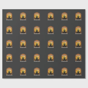 Ch Meow Halloween Haunted Castle_1 Wrapping Paper