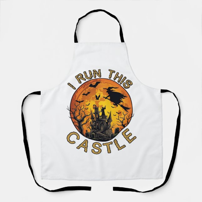 Ch Meow Halloween Haunted Castle (2)_1 Apron (Front)