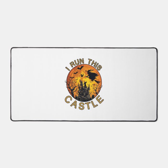 Ch Meow Halloween Haunted Castle (2)_1 Desk Mat (Front)