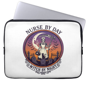 Ch Meow Halloween Haunted Castle (3)_1 Laptop Sleeve