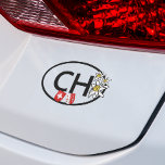 CH - Swiss & Valais Flags with Edelweiss Flowers Car Magnet<br><div class="desc">CH - Swiss & Valais Flags with Edelweiss Flowers. Show off your Swiss pride with this car magnet featuring the flags of Switzerland and the Valais region. The iconic white cross on a red background represents Switzerland, while the red and white cantonal flag of Valais adds a regional touch. Made...</div>