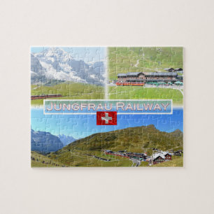 CH Switzerland - Jungfrau Railway - Jigsaw Puzzle