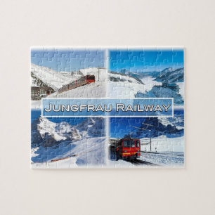 CH Switzerland -  Jungfrau Railway - Jigsaw Puzzle