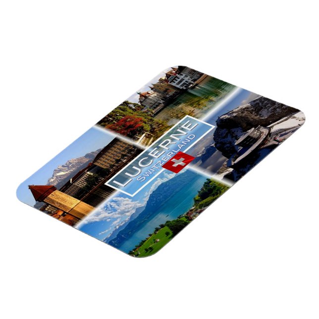 CH Switzerland - Lucerne - Chapel Bridge - Old Tow Magnet (Left Side)