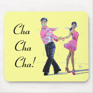 Cha Cha Cha Ballroom Dancing Mouse Mat
