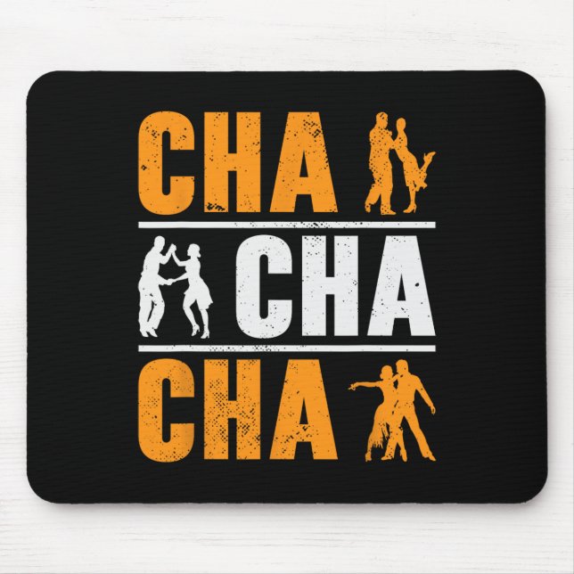 Cha Cha Cha Dancer Dancing Cuban Dance  Mouse Mat (Front)