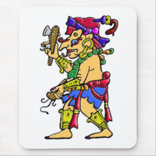 Chac mayan rain god mouse mat