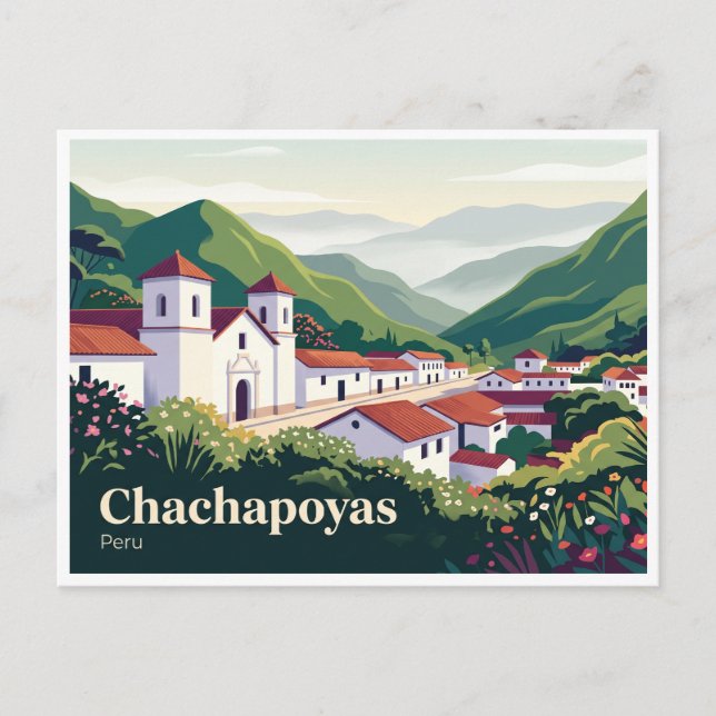 Chachapoyas Peru Postcard (Front)