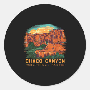 Chaco Canyon National Park  Classic Round Sticker