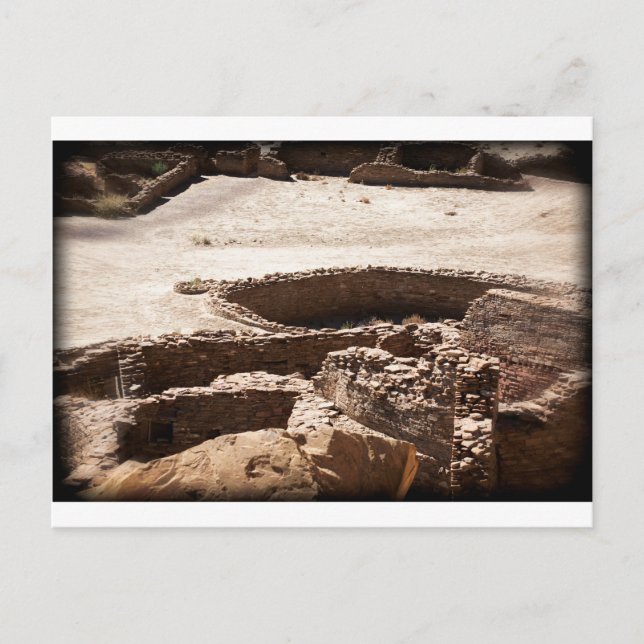 Chaco Canyon New Mexico Postcard (Front)