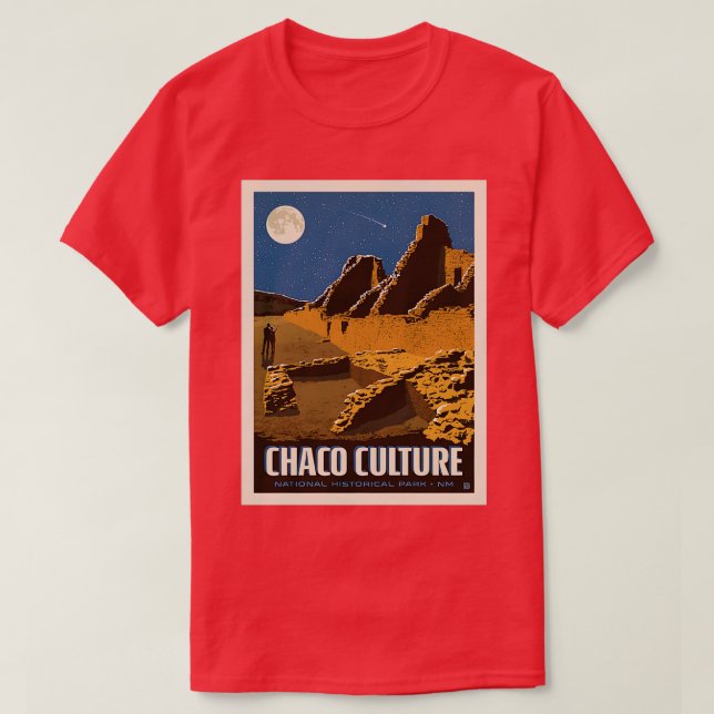 Chaco Culture National Historical Park New Mexico T-Shirt (Design Front)