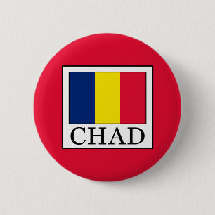 Chad 6 Cm Round Badge