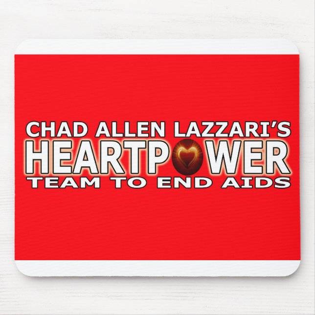 Chad Allen Lazzari Heartpower Mouse Mat (Front)