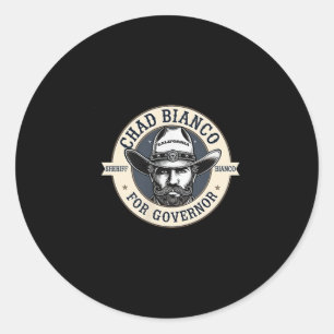 Chad Bianco For Governor 2026 Classic Round Sticker