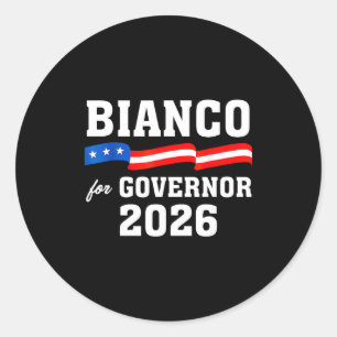 Chad Bianco For Governor Of California 2026  Classic Round Sticker