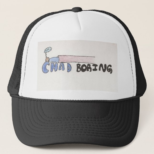 Chad Boring Trucker Hat (Front)