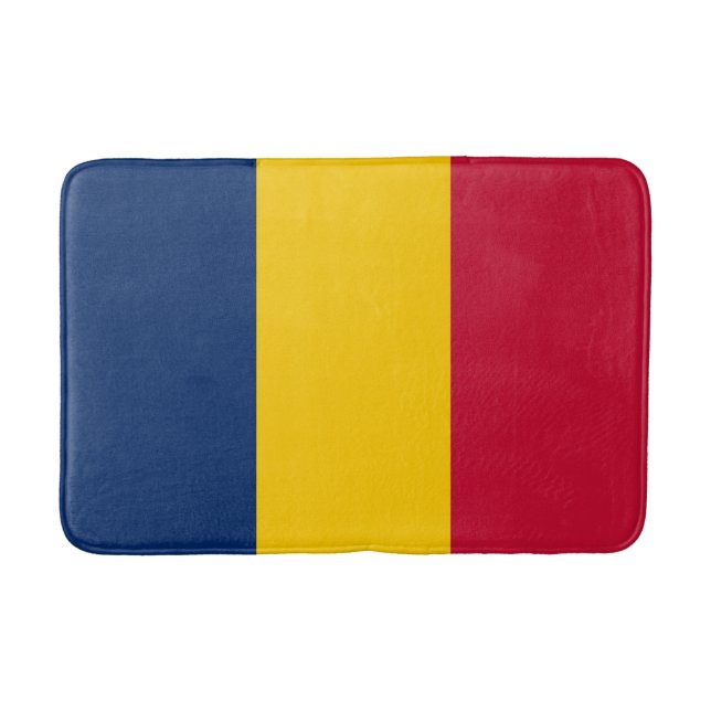 Chad Flag Bath Mat (Front)