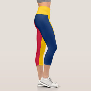 Chad Flag Capri Leggings