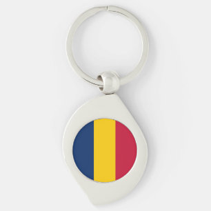 Chad Flag Key Ring