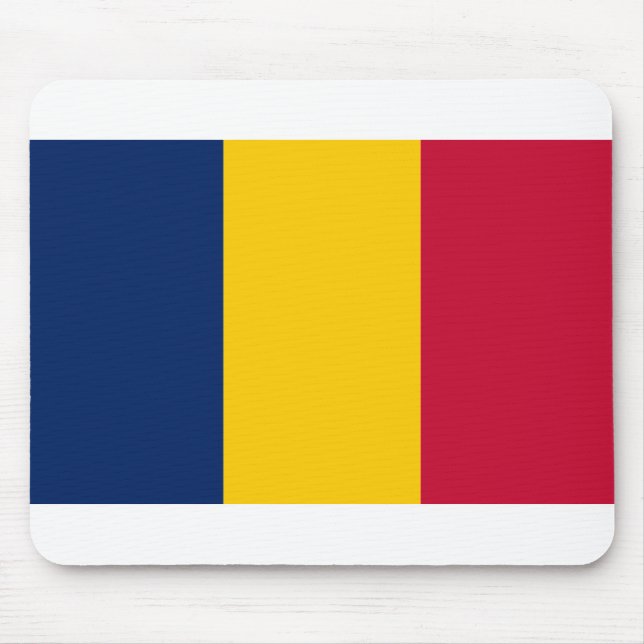 Chad Flag Mouse Mat (Front)