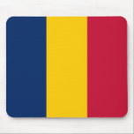 Chad Flag Mouse Mat<br><div class="desc">Patriotic flag of Chad.</div>