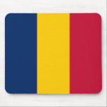 Chad Flag Mouse Mat<br><div class="desc">Patriotic flag of Chad.</div>