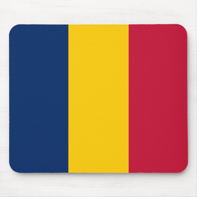 Chad Flag Mouse Mat (Front)
