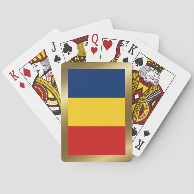 Chad Flag Playing Cards (Back)
