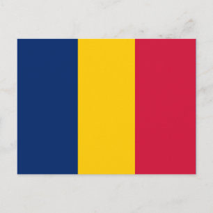 Chad Flag Postcard