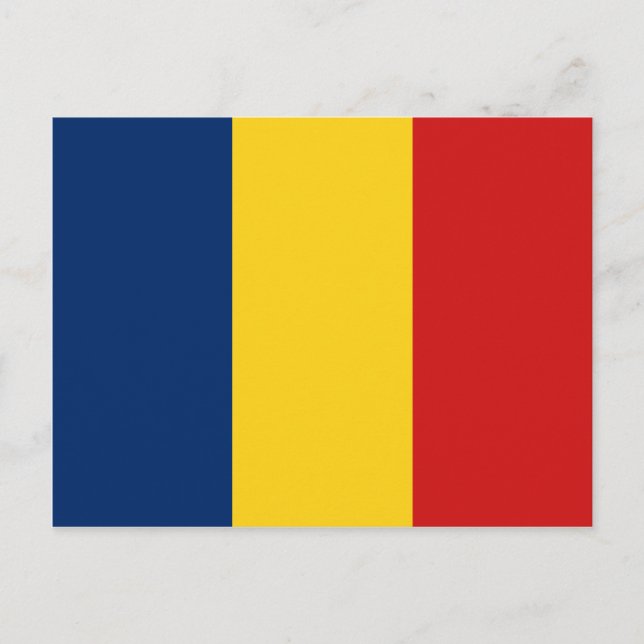 Chad Flag Postcard (Front)