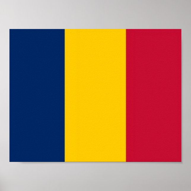 Chad - Flag - Poster (Front)